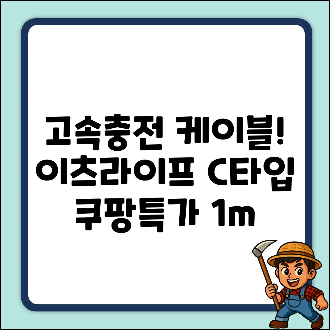 이츠라이프 C타입 고속충전 케이블(화이트, 1m) 완벽 가이드