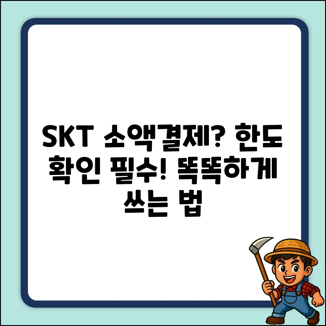 SKT 소액결제 상품권, 한도 꼼꼼하게 알아볼까?