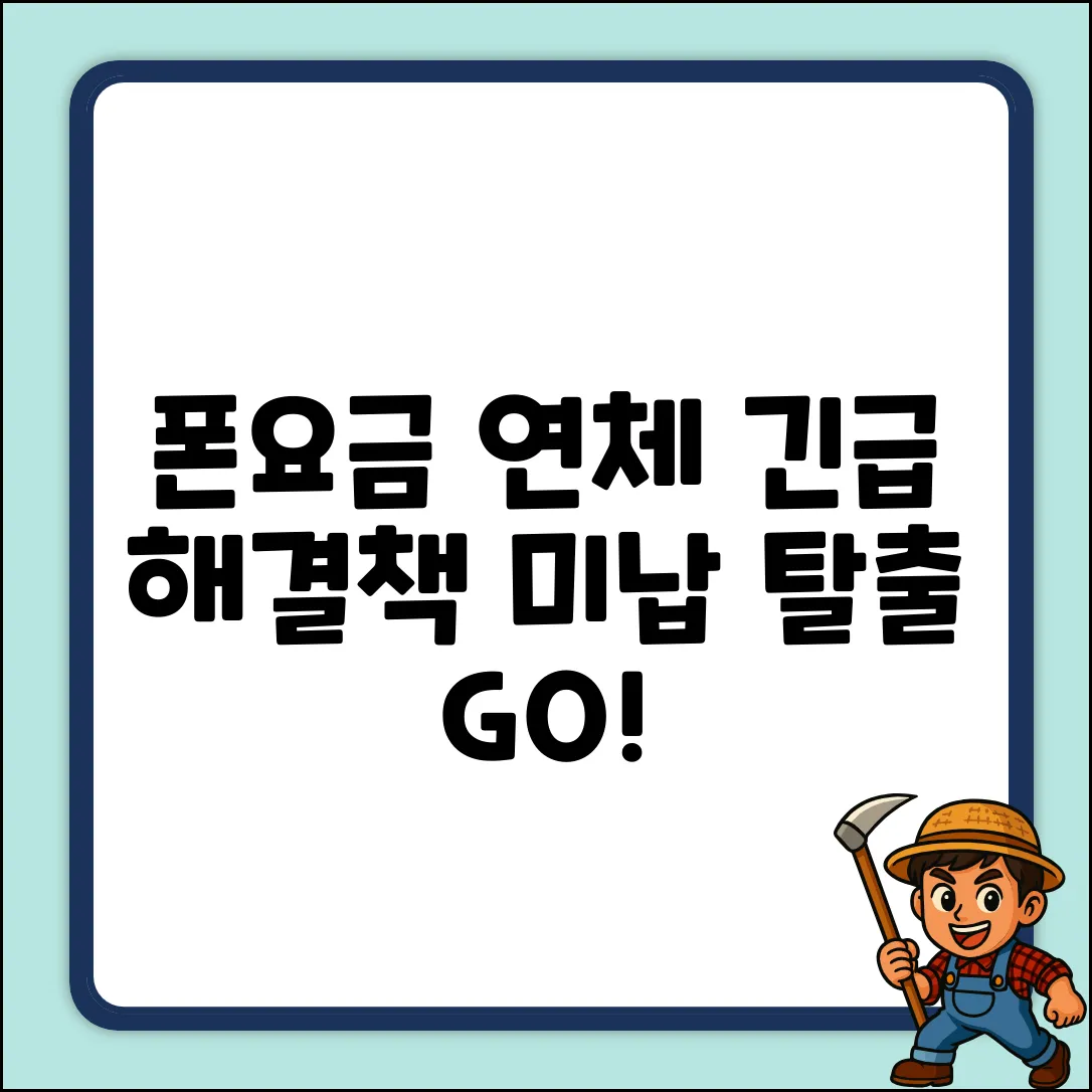 LGU+ 핸드폰요금 미납연체, 해결책이?!