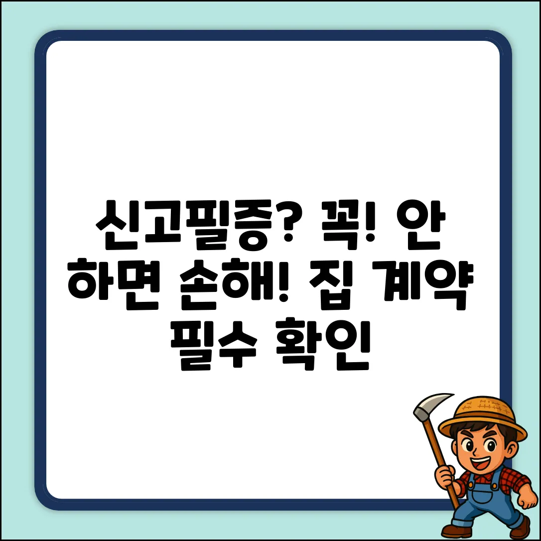 주택임대차 계약 신고필증, 꼭 해야 할까요?