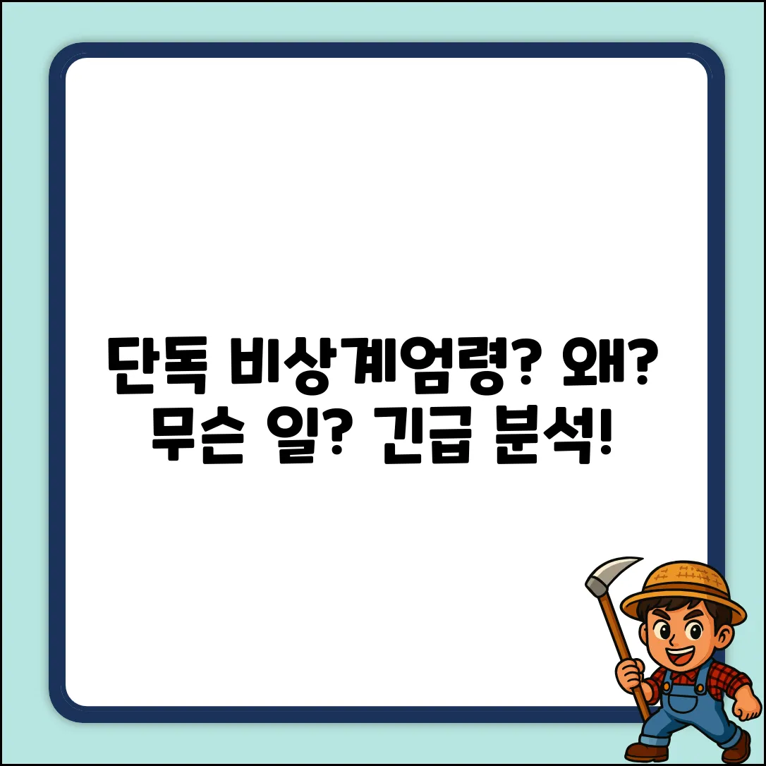 비상계엄령, 왜 선포하는 걸까요?
