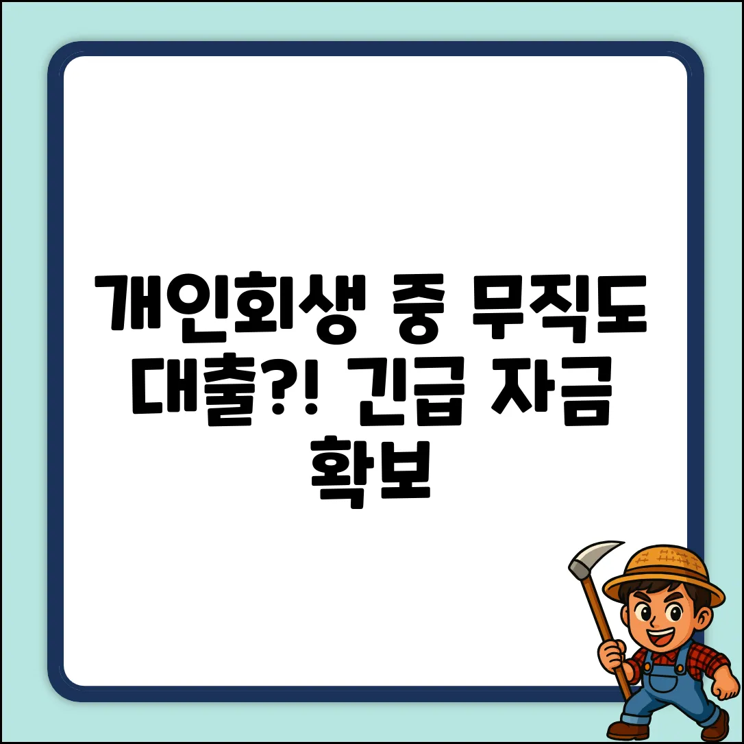개인회생 중 무직, 대출 가능?! 숨겨진 비밀