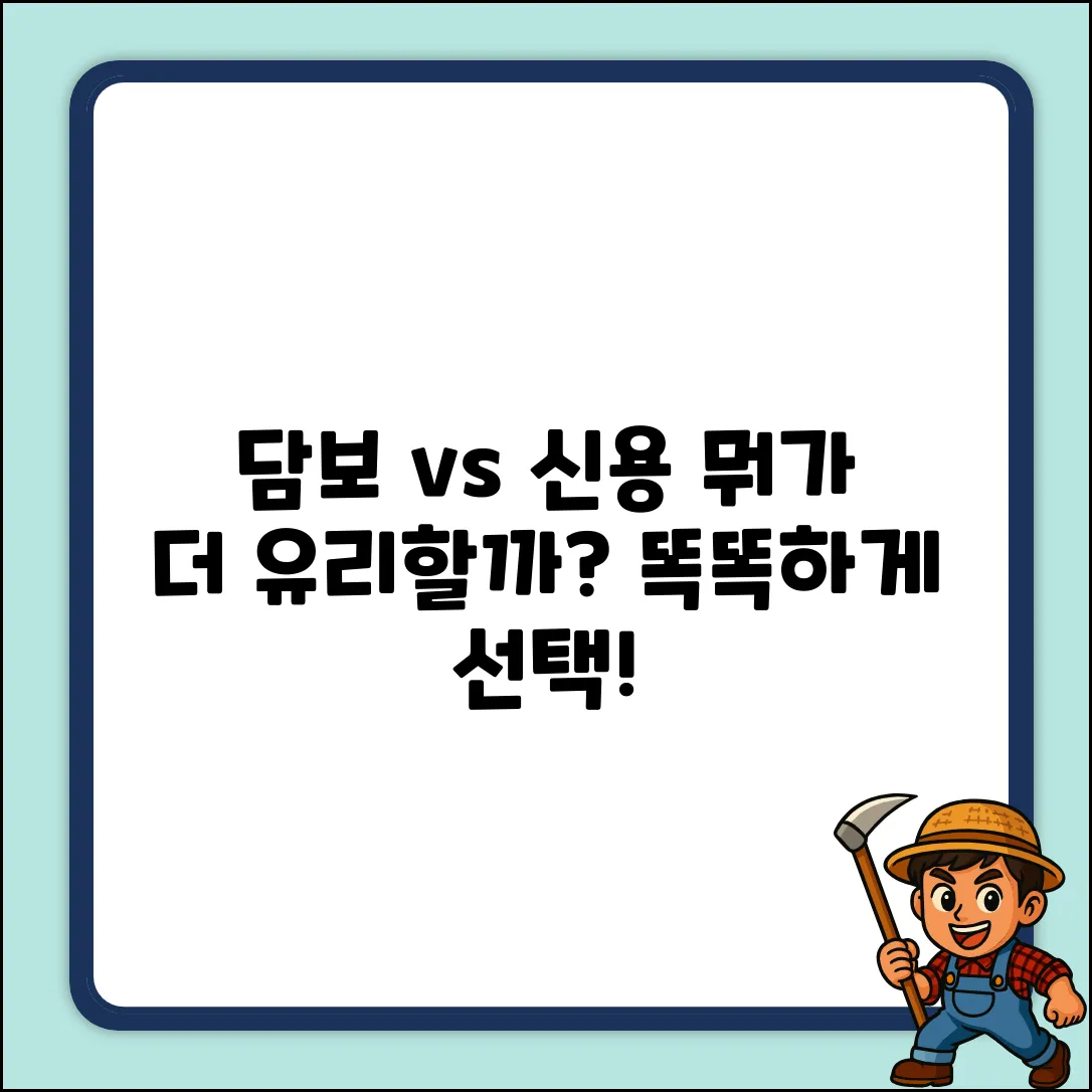 담보 vs 신용융자, 뭐가 다를까요?