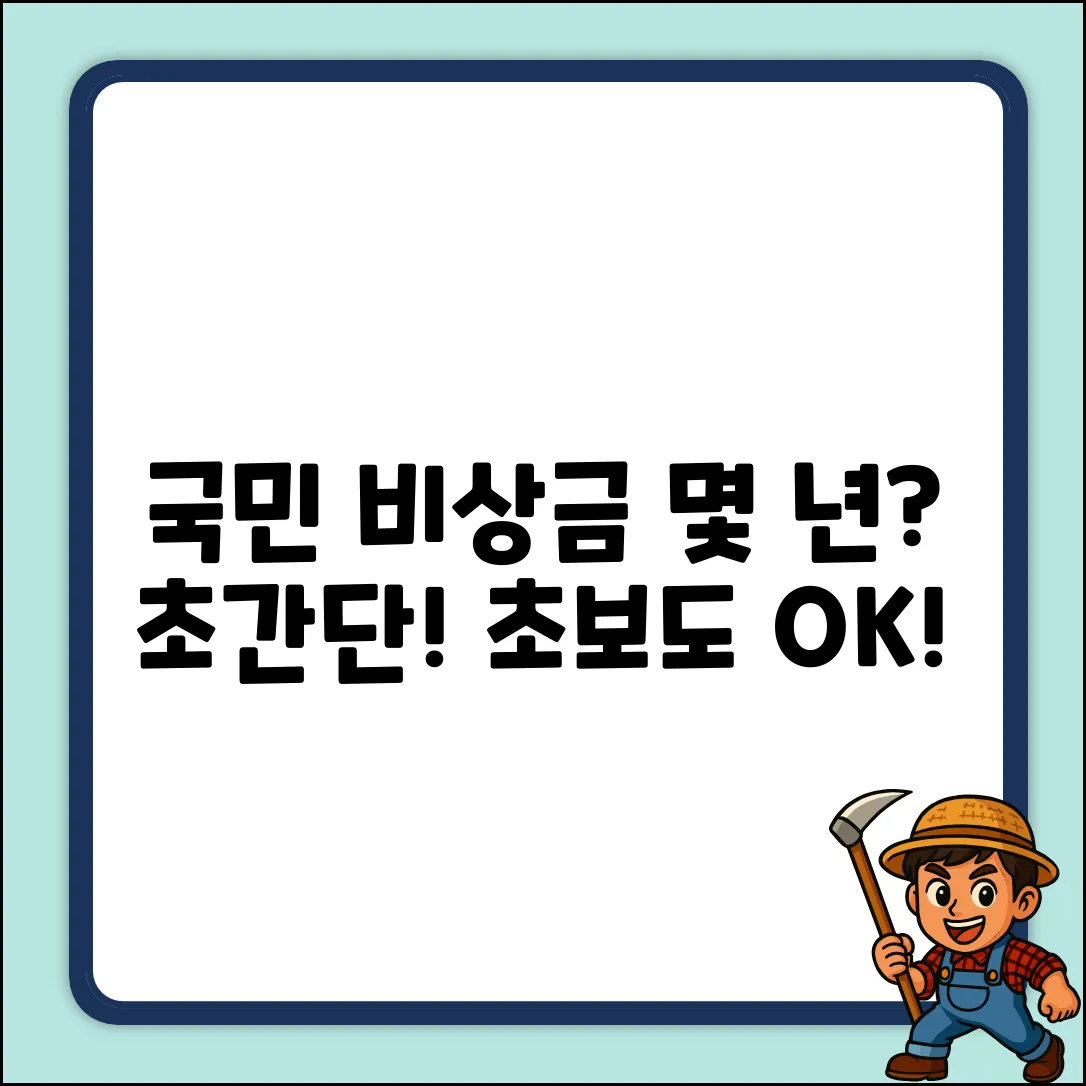 국민비상금대출, 기간 몇년? 초보자도 쉽게!