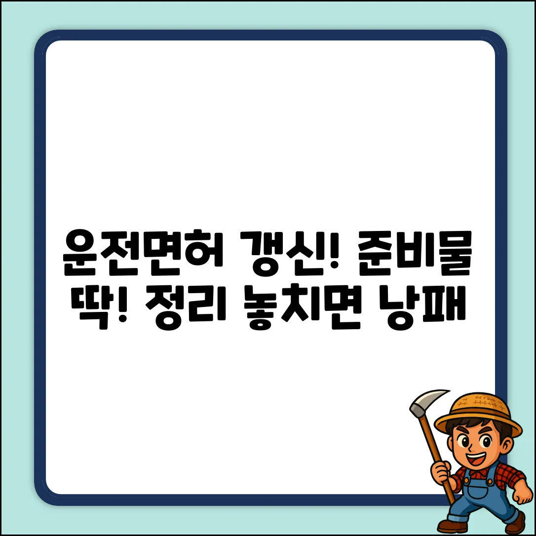 운전면허 적성검사, 꼭 챙겨야 할 준비물은?