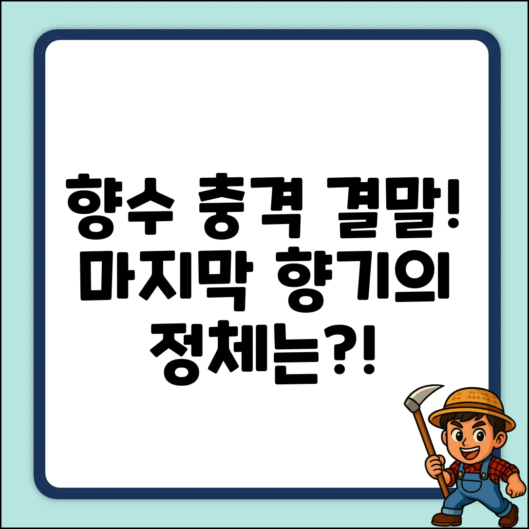 영화 향수, 충격 결말! 마지막 향기는?