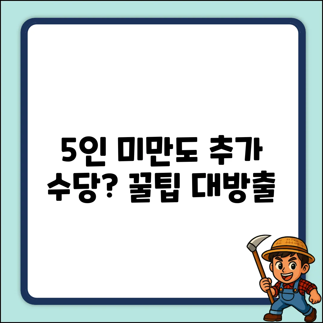 5인 미만, 추가 근무 수당 지급? 꼭! 알아야 할 꿀팁
