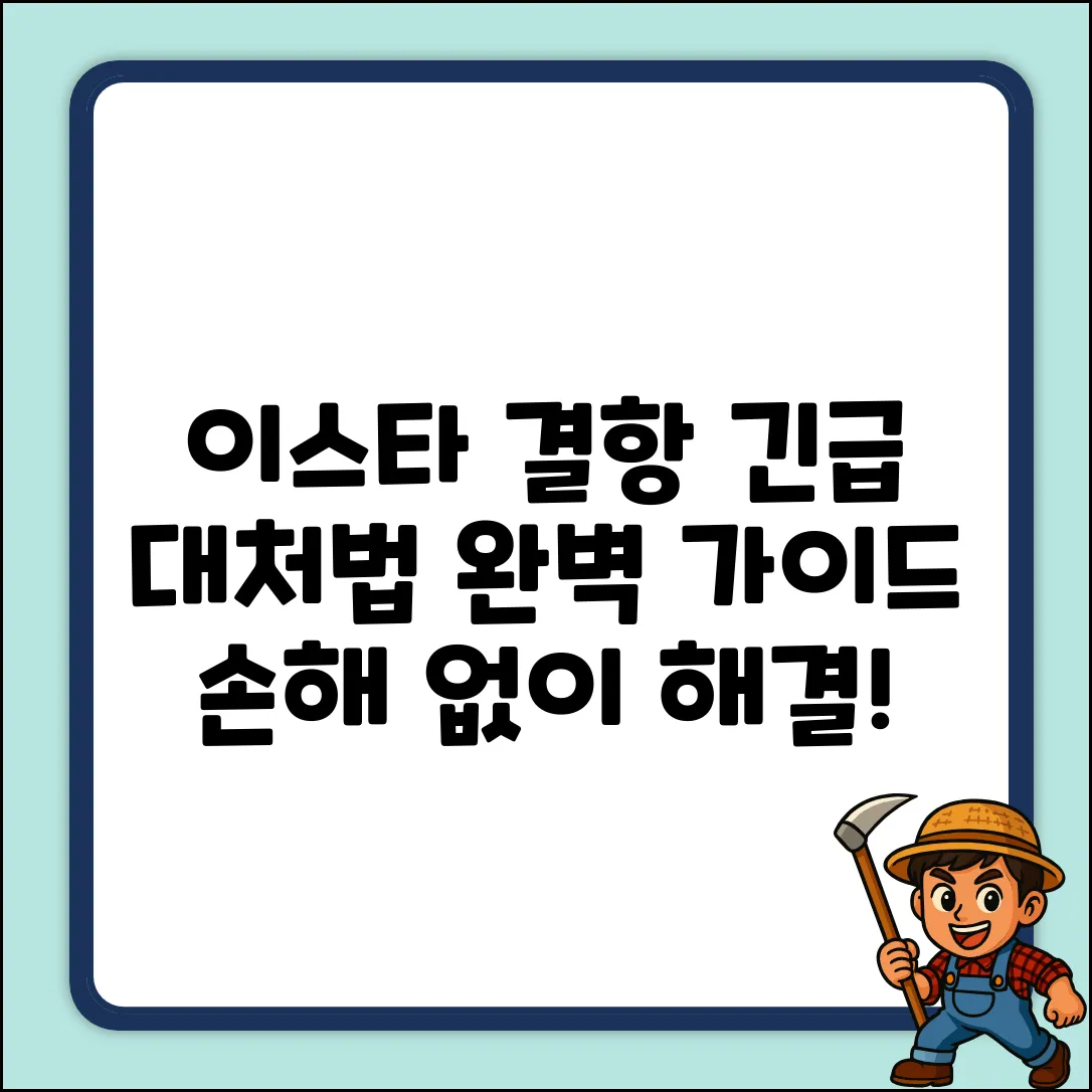 이스타항공 결항, 대처 완벽 가이드