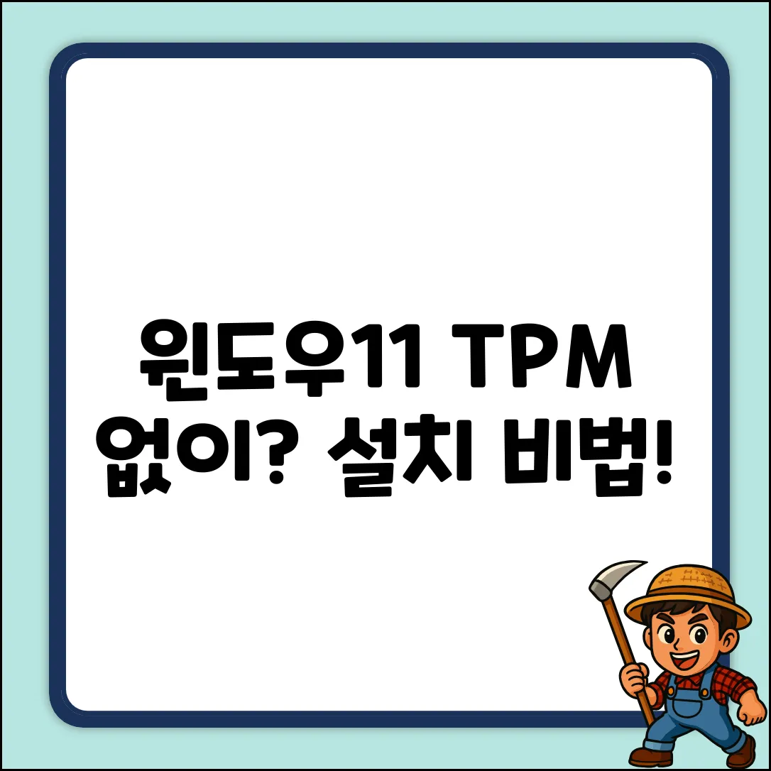 윈도우11, TPM 2.0 없이 설치될까?