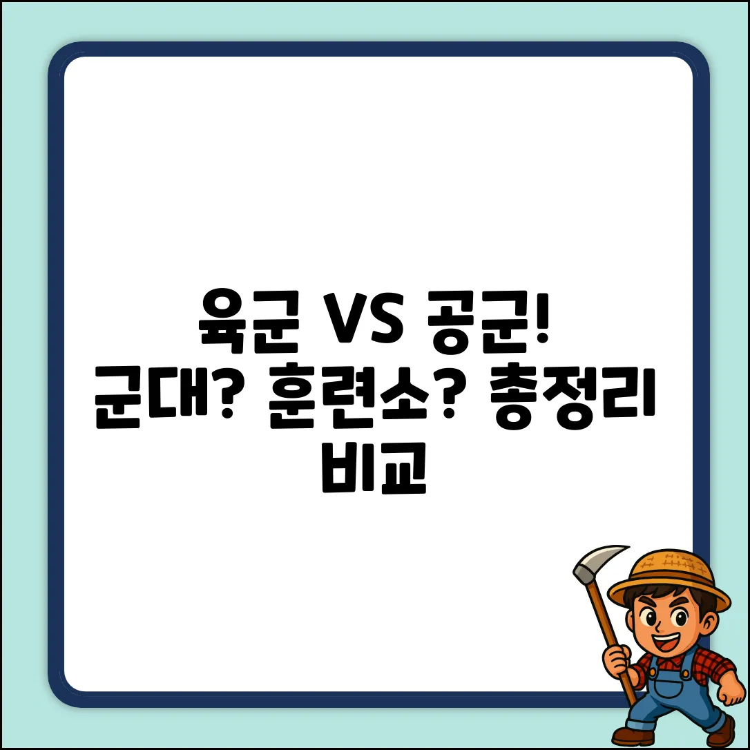 육군 vs 공군! 복무기간 & 훈련소 기간은?