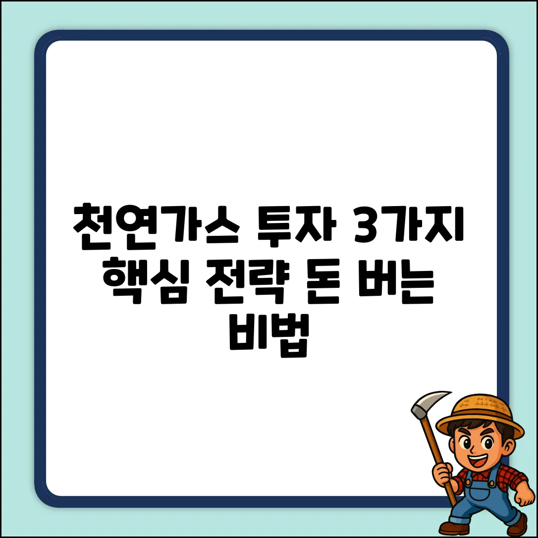 천연가스 선물 투자, 3가지 핵심 전략
