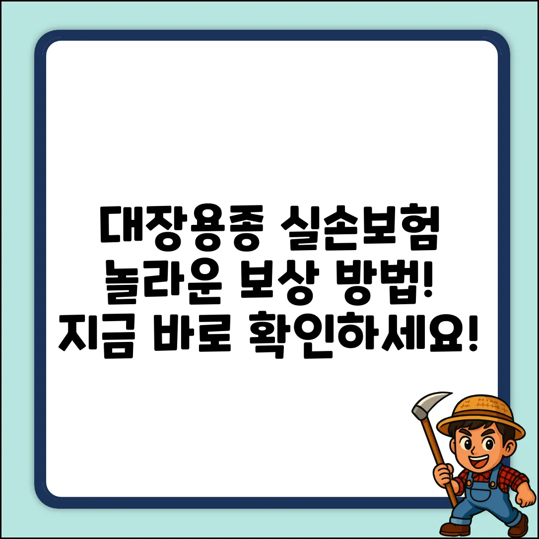 실손보험, 대장용종? 보상받는 놀라운 방법!