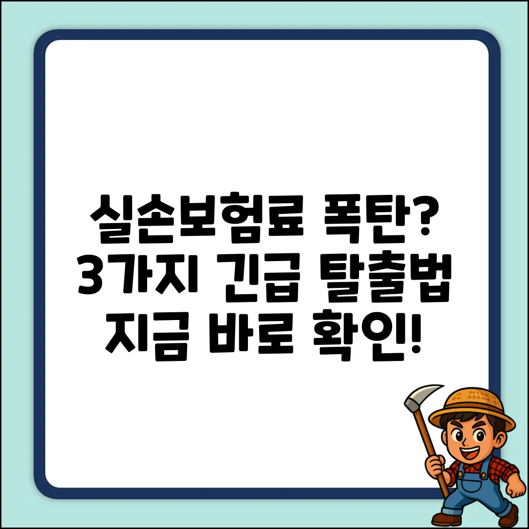 실손보험료 할증? 피하는 3가지 방법
